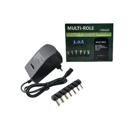 Cargador Universal Multi Voltaje 3.5V A 12V / 3A / 30W / 7 Adaptadores