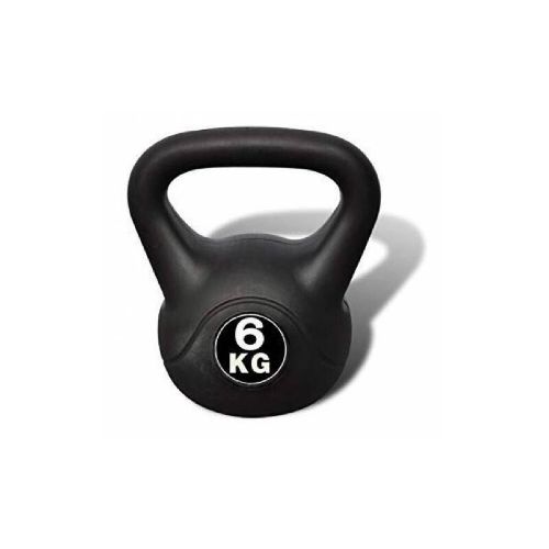 Pesa Rusa Kettlebell De Mano Recubierta De Plastico 6 Kg