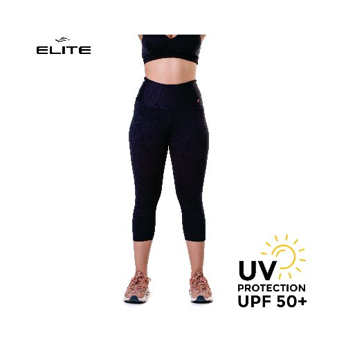 Calza Pescadora Dama Elite Entrenamiento Fitness uv50+