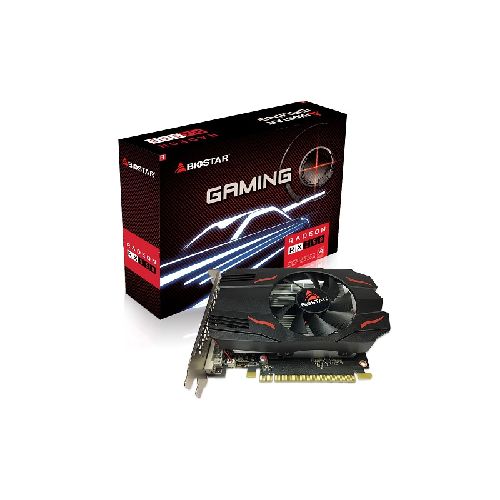 Biostar VA5505RF41 - Tarjeta gráfica - Radeon RX 550 - 4 GB GDDR5 - PCIe 3.0 x16 - DVI, HDMI, DisplayPort