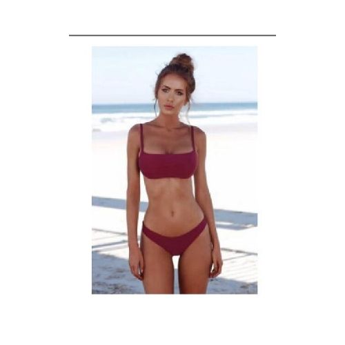 Bikini - traje de baño color BORDO