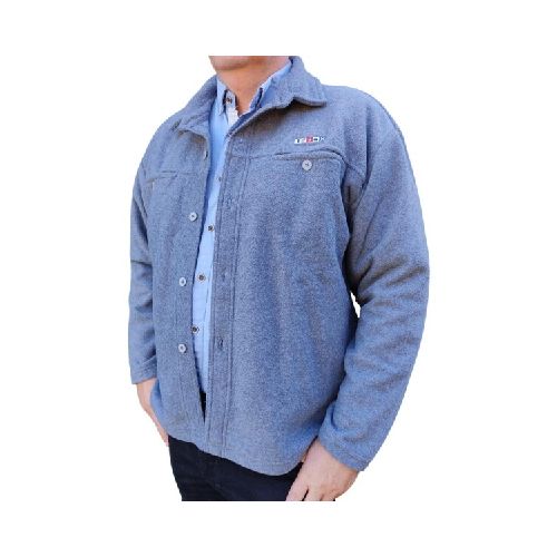 Camisa de abrigo en tela MICROPOLAR - GRIS