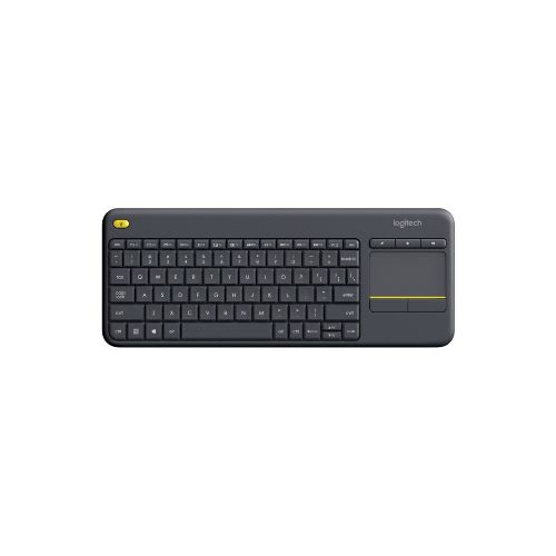 Teclado inalámbrico Logitech K400 Plus TV con touchpad negro