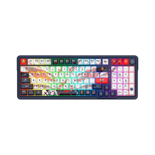 Teclado Gamer Redragon Eisa Pro K686 RGB Black Anime