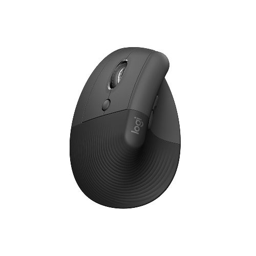 Mouse Logitech Inalámbrico Lift Vertical 910-006466 Grafito