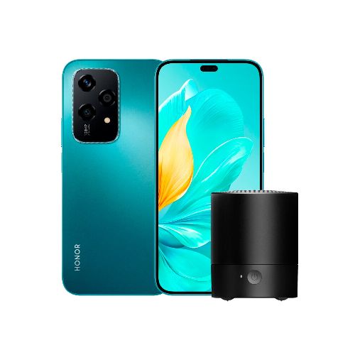 Celular Honor 200 Lite 256GB 8GB Cyan + Parlante de regalo