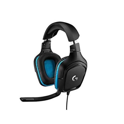 Auriculares Gamer Logitech G432 PC PS4 XboxOne Negro Azul