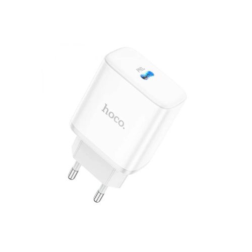 Cargador de Pared HOCO C104A USB-C 3.0 20W y cable Lightning