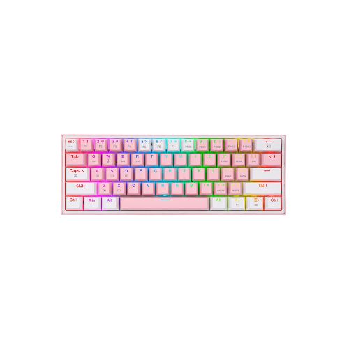 Teclado Gamer Inalambrico Redragon Fizz Pro K616 60 Pink