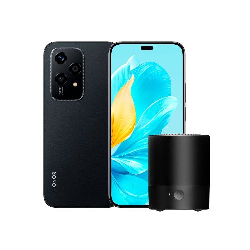 Celular Honor 200 Lite 256GB 8GB Black + Parlante de regalo