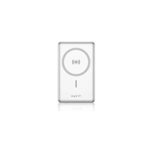 Power Bank Havit HV-PB5203 10000mAh Silver Carga Inalámbrica