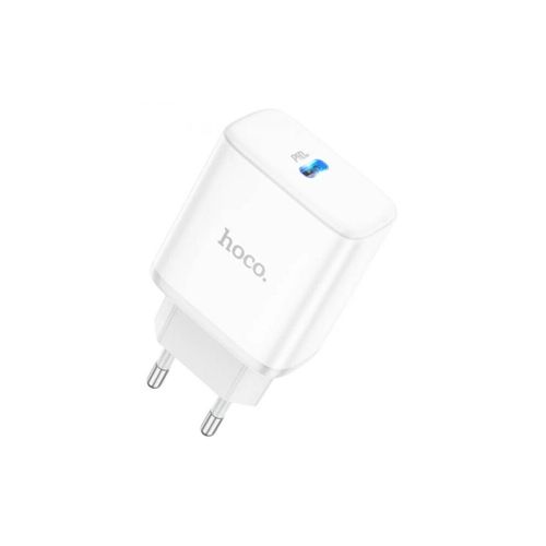 Cargador de Pared HOCO C104A USB-C 3.0 20W Blanco