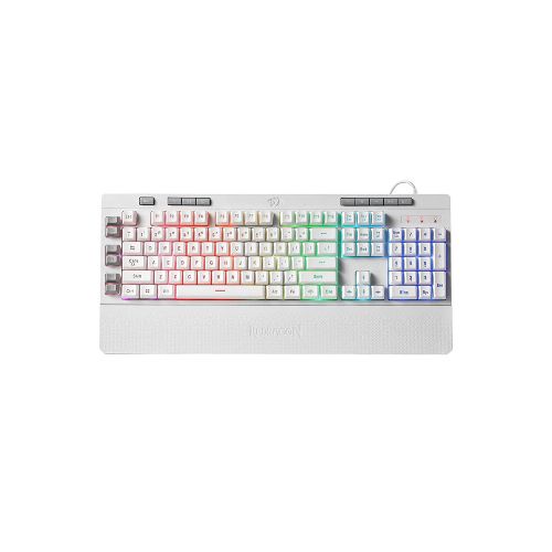 Teclado Gamer Redragon Shiva K512 RGB Membrana White