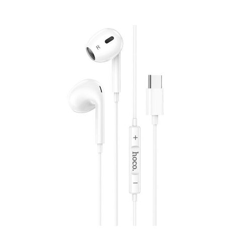 Auriculares Hoco M1 Max Crystal USB-C con Mic Blanco