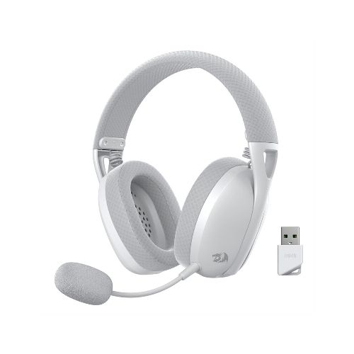 Auriculares Gamer Inalambrico Redragon H848 Ire White Gray