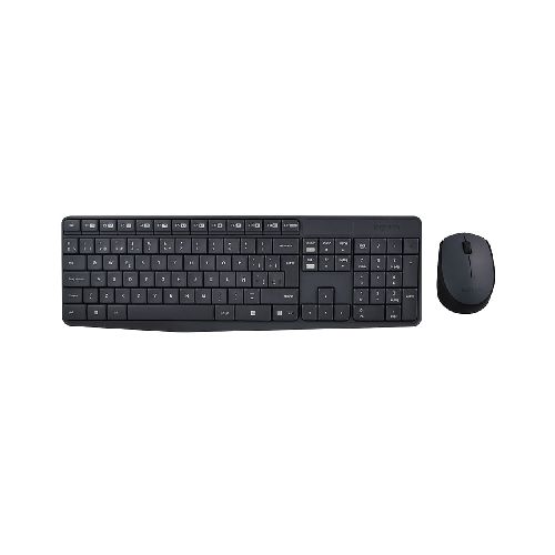 Keyboard + mouse Logitech MK235 inalámbrico en Español  