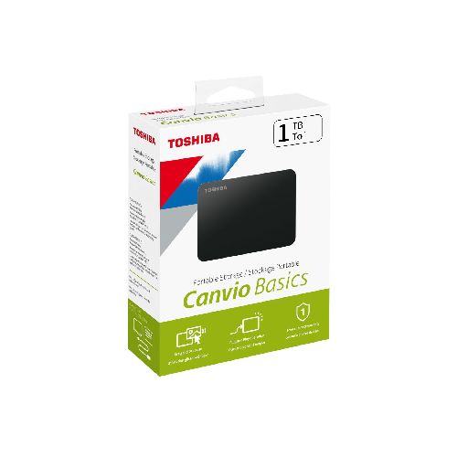 DISCO DURO EXTERNO TOSHIBA CANVIO BASICS 1TB  