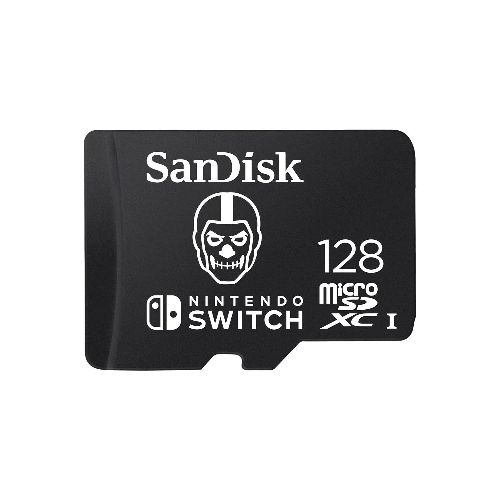 Tarjeta de Memoria Micro SD SanDisk para Nintendo Switch Fortnite 128Gb 100Mb/s  