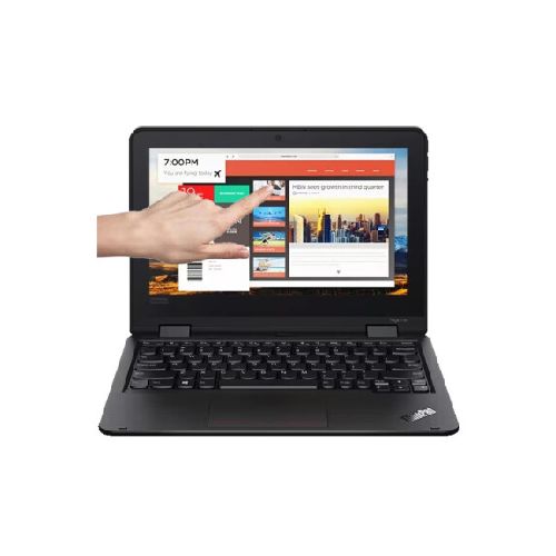 Notebook Lenovo 100e Gen 2. Quadcore N4120. RAM 4GB. Disco Sólido 128GB. Pantalla Táctil 11.6