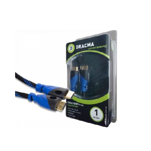 Cable HDMI Dracma con Ethernet 1 mt.