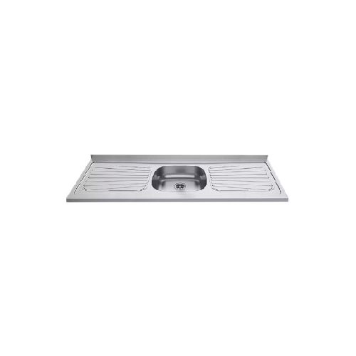 Bacha De Acero Inox Para Mesada 120 Cm Av