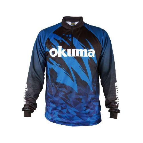 Remera Camiseta Para Pesca Con Filtro Uv Okuma Varios Talles