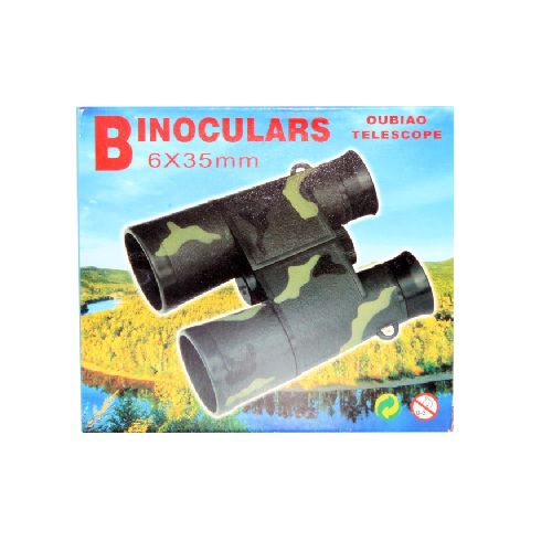 Binoculares De Juguete Infantiles Camuflados 6 X 35 Mm.