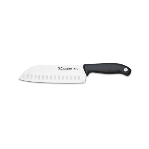 Cuchillo Santoku estriado 3 Claveles