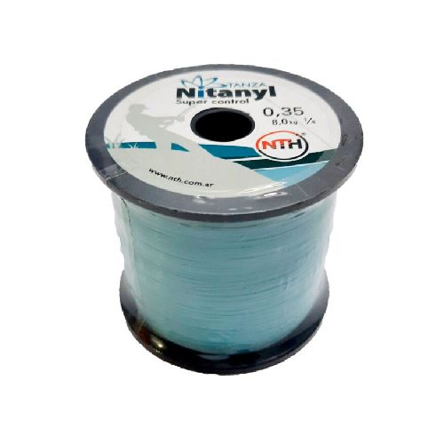 Bobina Tanza Nylon Para Pesca Nitanyl 0.50 Mm Varios Colores