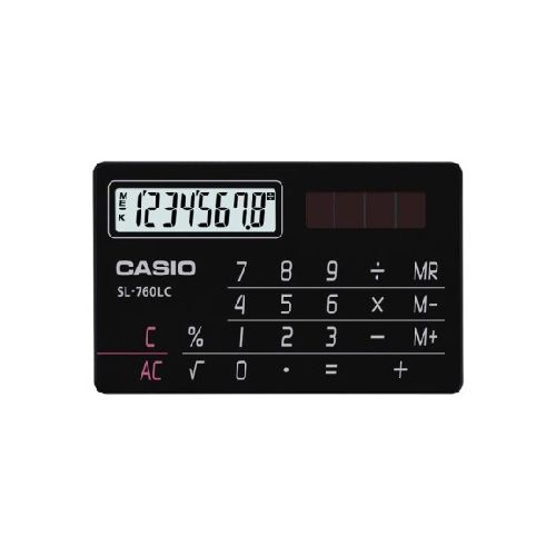 Calculadora tarjeta SL-760 LC - BK