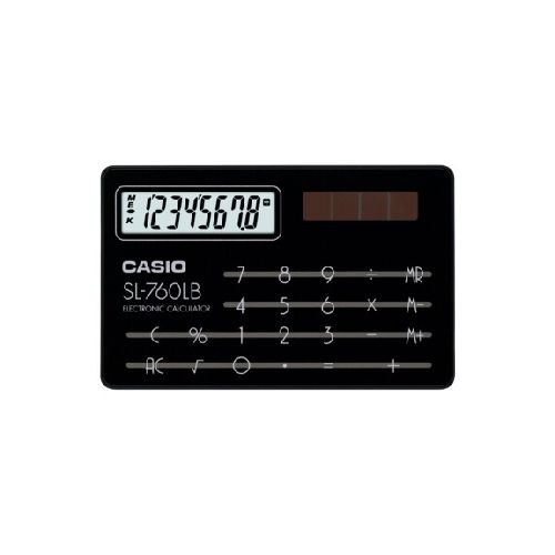 Calculadora tarjeta SL-760 LB - BK