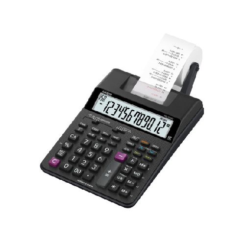 Calculadora Mini Impresora Compacta Hr-100rc-bk-dc Casio