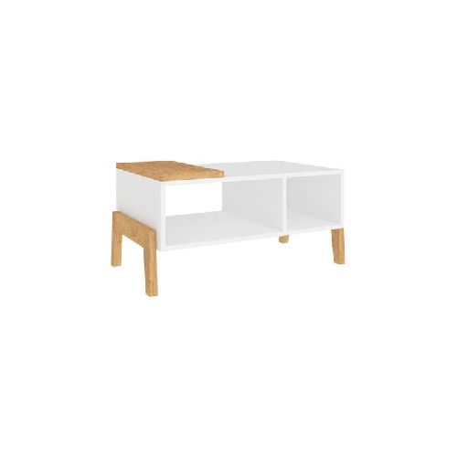 Mesa de Centro Wood Blanca OGGO