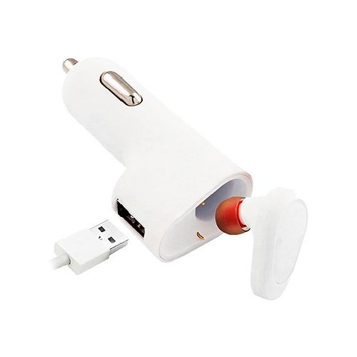 Cargador Usb Para Auto + Auriculares Bluetooth Diginet  