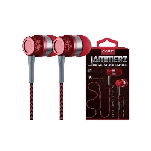 Auriculares Intrauditivos micrófono coby Rojo Diginet  