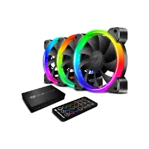 Ventilador Fan Cooler Kit Cougar Vortex Rgb Gamer Diginet  