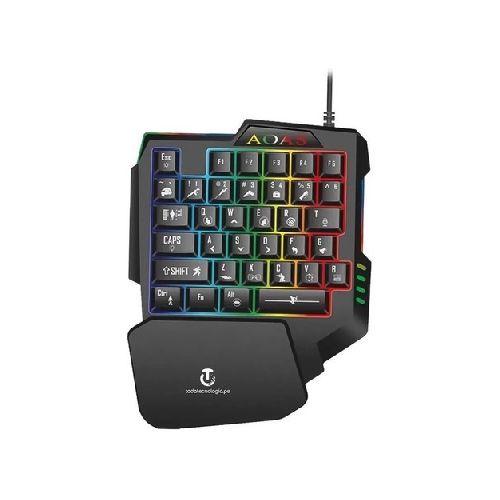 Teclado Gamer Rgb Mini Una Mano Diginet  