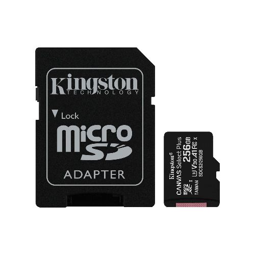 Memoria Micro Sd Kingston 256gb 100mb/s 85mb/s  