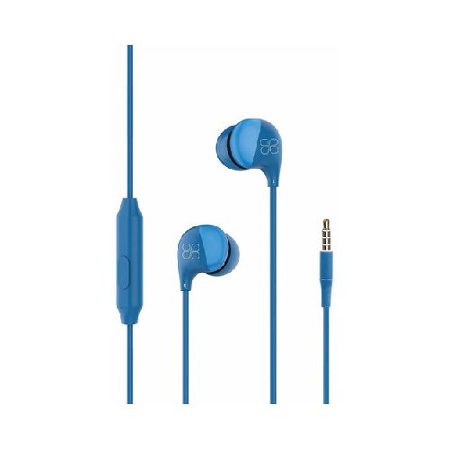 Auriculares Con Microfono Promate Ice Blue diginet  