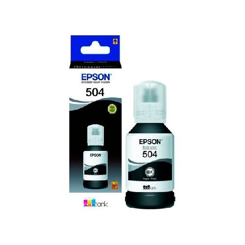 Botella De Tinta Epson Negra T504 L4150/4160 Diginet  