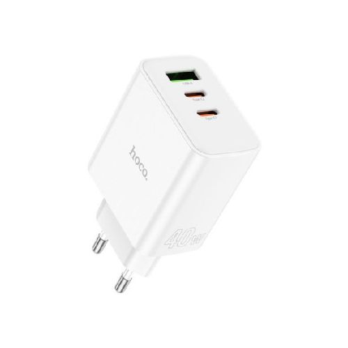 CARGADOR DE PARED 40w USB-C USB-A HOCO C126A diginet  