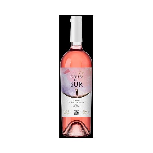 VINO CRUZ DEL SUR ROSADO TANNAT MERLOT 750 ML