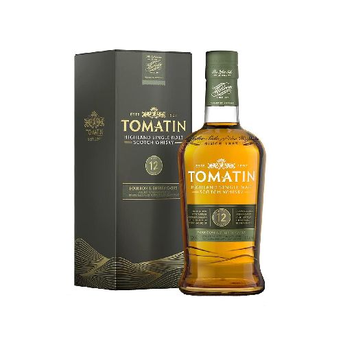 WHISKY DE MALTA ESCOCES TOMATIN 12 AÑOS 700 ML