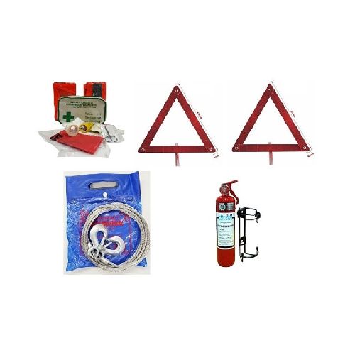 KIT DE SEGURIDAD EMERGENCIA AUXILIO VIAL