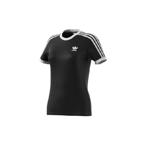 REMERA adidas 3 STRIPES - Black/White