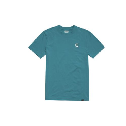 REMERA etnies TEAM EMBROIDERY WASH - Blue