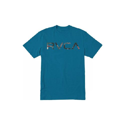 REMERA RVCA MCFLORAL - Blue