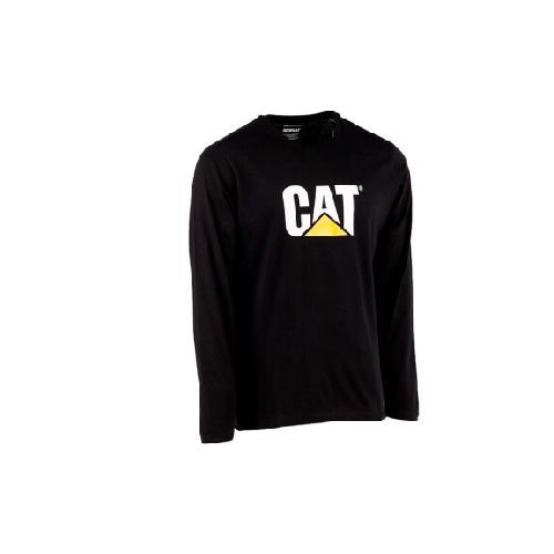 REMERA CATERPILLAR ORIGINAL FIT LOG - PITCH BLACK