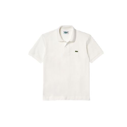 REMERA LACOSTE CHEMISE COL BORD - White