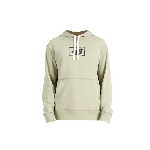 Buzo New Balance ESSENTIALS HOODIE - GREEN